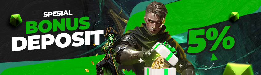 PROMO BONUS DEPOSIT HARIAN 5%	